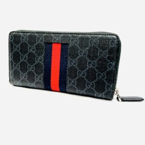 グッチ GGスプリーム シェリーライン 長財布